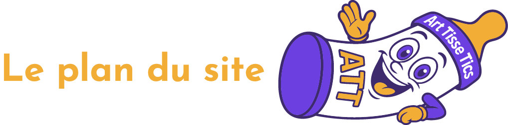 Le plan du site arttissetics.fr